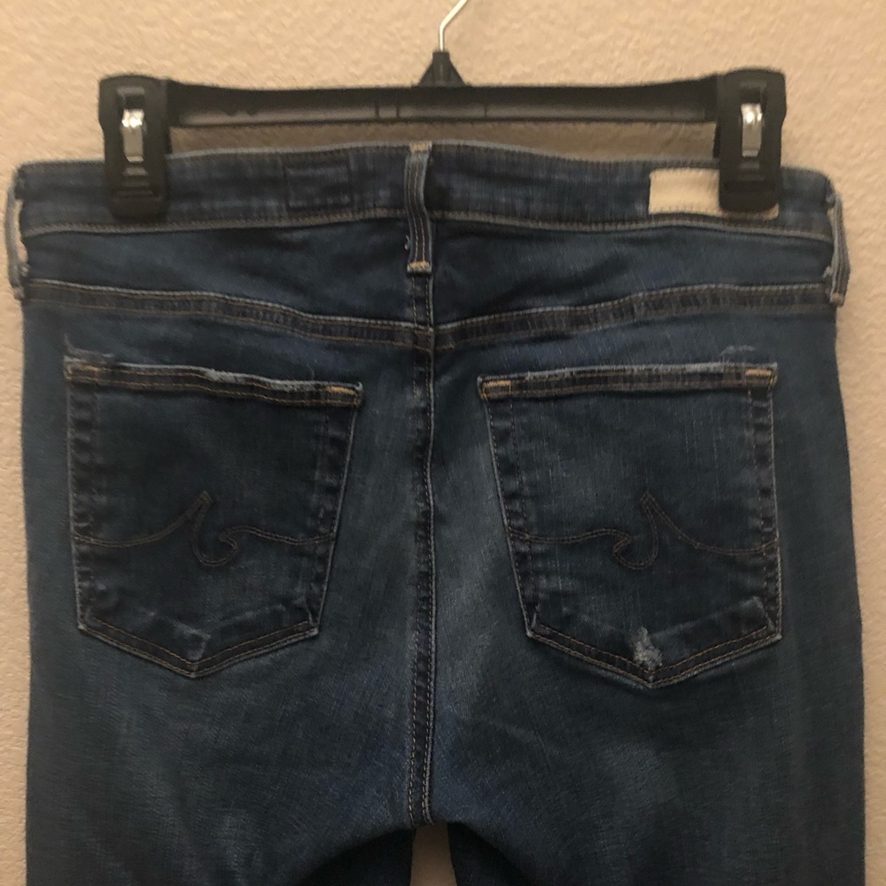 AG Distressed Jeans Mid Rise Legging Ankle Jeans - Picture 6 of 7